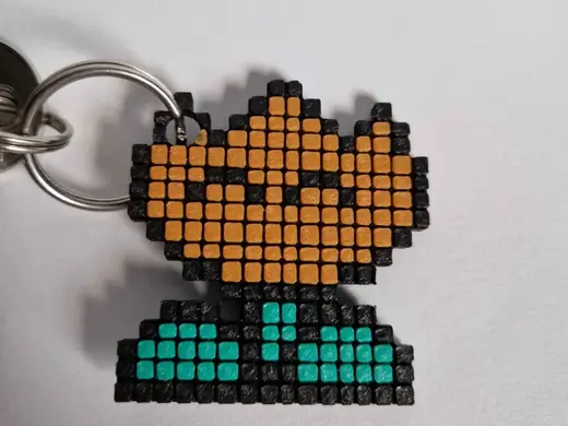 Super Mario World (1991): Fire flower key ring