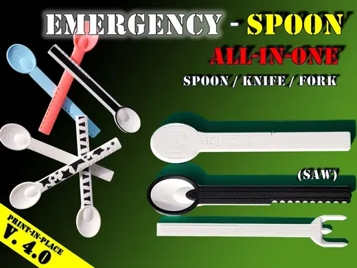 Emergency Spoon (ALL-IN-ONE) / Cutlery