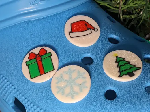 Christmas Themed Croc Charms
