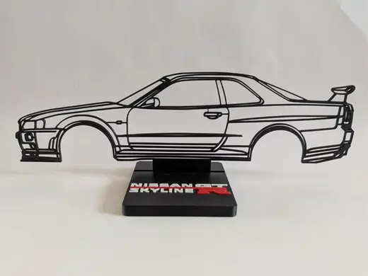 Nissan Skyline GTR silhouette