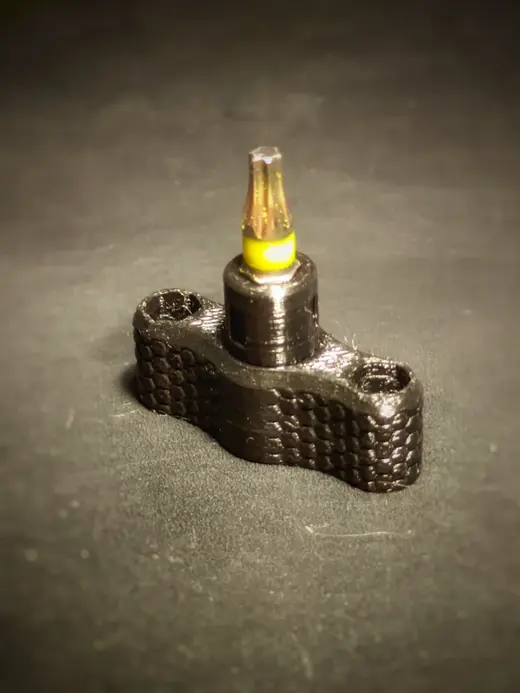 Pocket Ratchet Bit Driver Hex Grip Print in Place