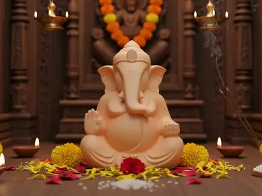 Lord Ganesha In Meditation V2