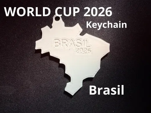 Brasil Keychain - FIFA World Cup 2026