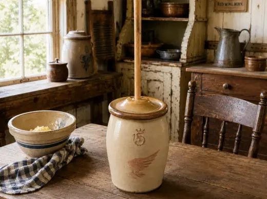 Miniature Five Gallon Redwing Butter Churn
