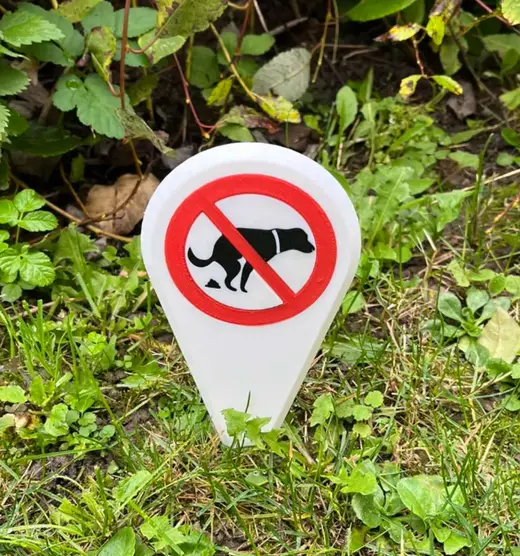 Prohibition of walking dogs