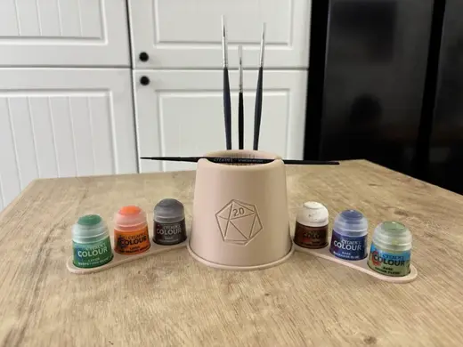 Citadel Paints Holder - TachyPrints Brush Pot