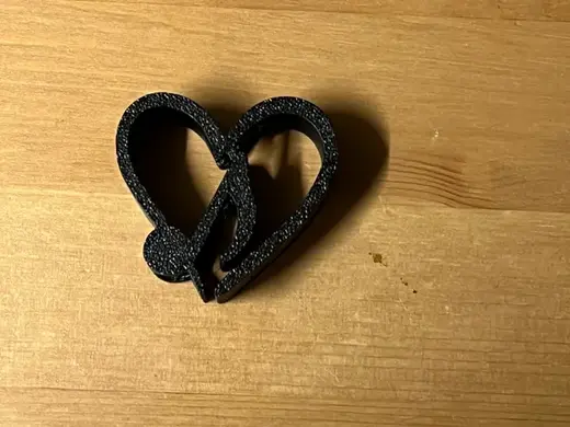 heart music note stanley straw topper