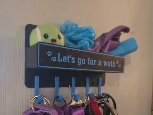 Sign for my dog leash collar holder