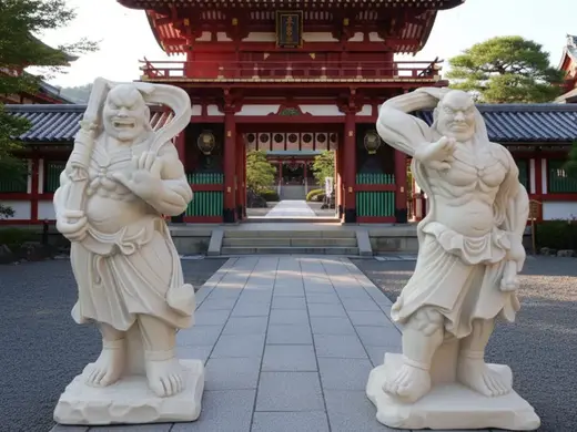 The Niō Guardians — Kongō Rikishi from Pairi Daiza
