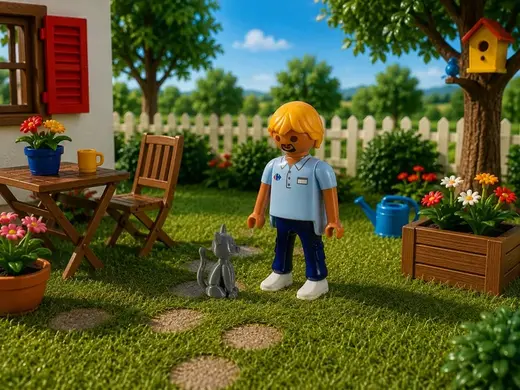mini chat ballon playmobil