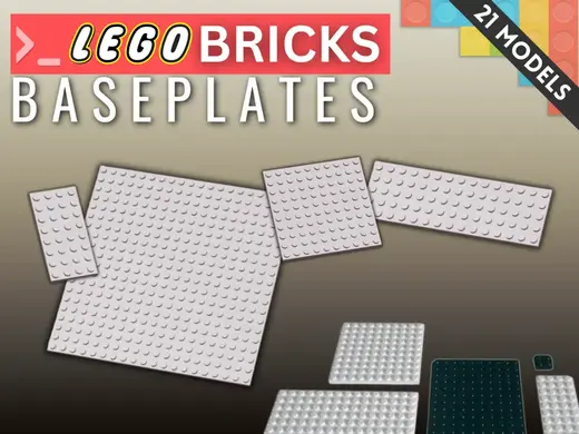 LEGOBricks compatible plates