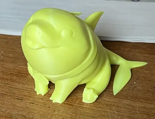 Jeff the Landshark Cute Sit