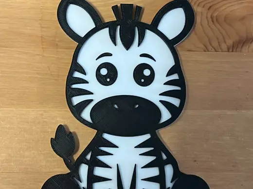 zebra wall art
