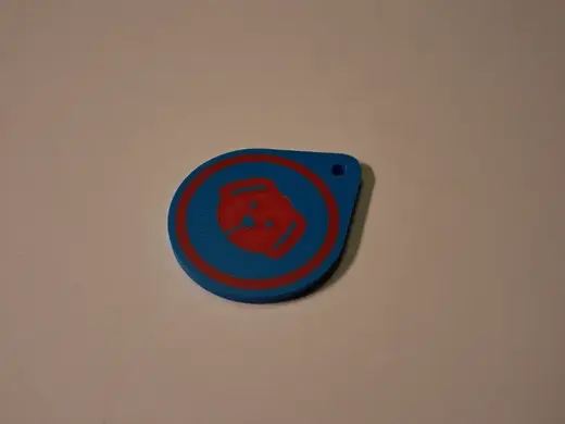 Nfc pet keychain with MDI (icons)