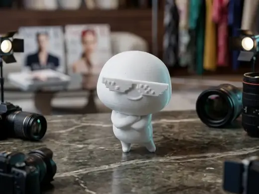 Cool Pentol Character Figurine - Thug Life Edition