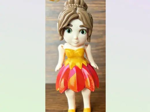 Flower Elf Flexi - AMS or Print-in-parts