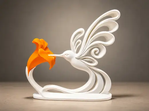 Hummingbird Sculpture – Nectar Dance