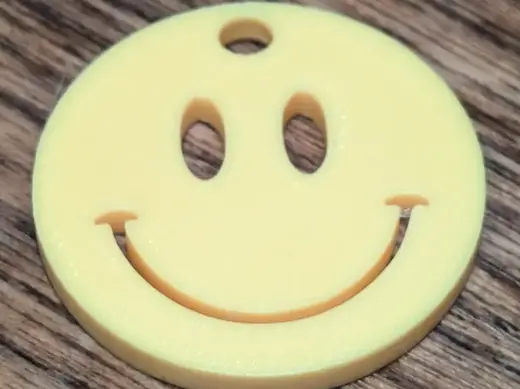 Smiley Face Keychain