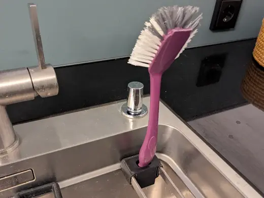Dish Brush Holder for Blanco Sink Trays