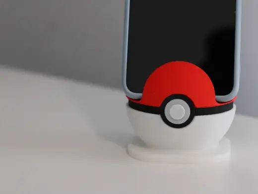 NO AMS - Pokeball phone holder