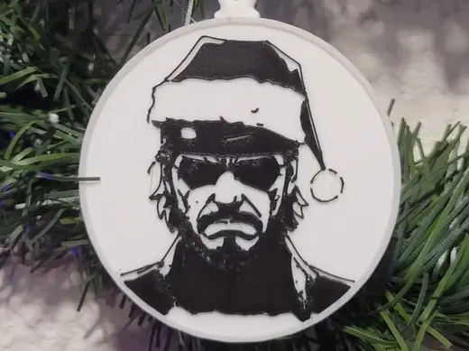Metal Gear Solid Big Boss Ornament