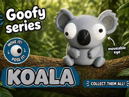 Goofy series – KOALA Movable Eyes NOAMS