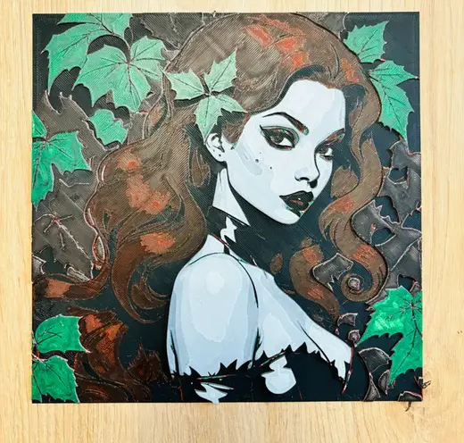 HueForge Goth Poison Ivy