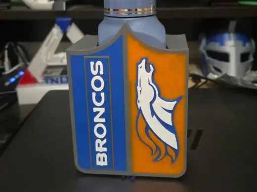 Denver Broncos bath and body works soap holder