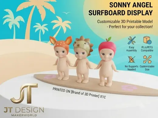SONNY ANGEL SURFBOARD DISPLAY