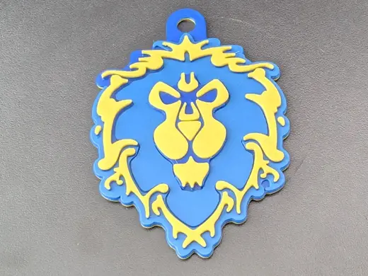 WoW Alliance Logo keychain World of Warcraft