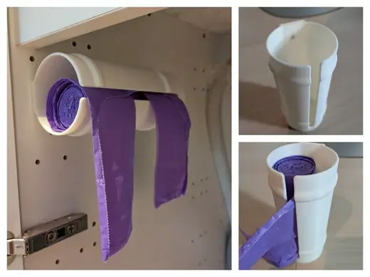 Trash Bag Roll Holder (3 sizes)