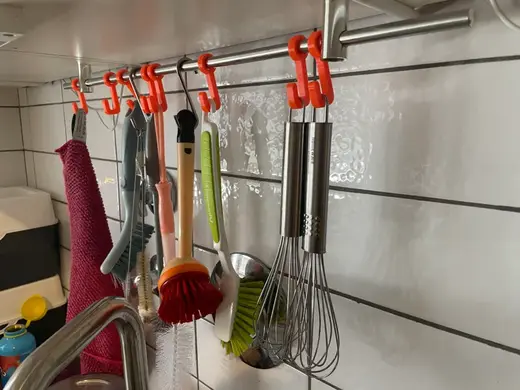 Haken für Küchenreling / Küchenorganizer