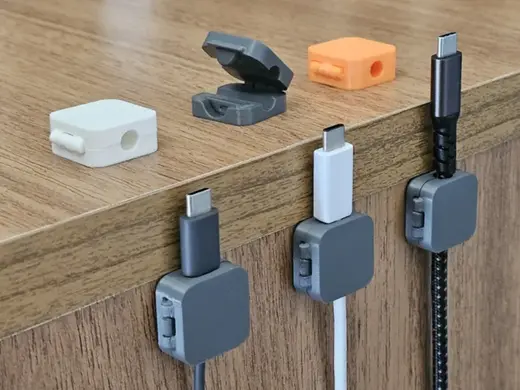 Print-in-Place Cable Holder – Fast Print