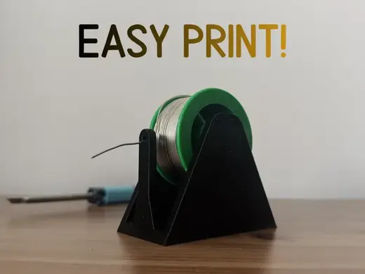 Soldering Wire Holder – Fits Spools up to 65x30 mm