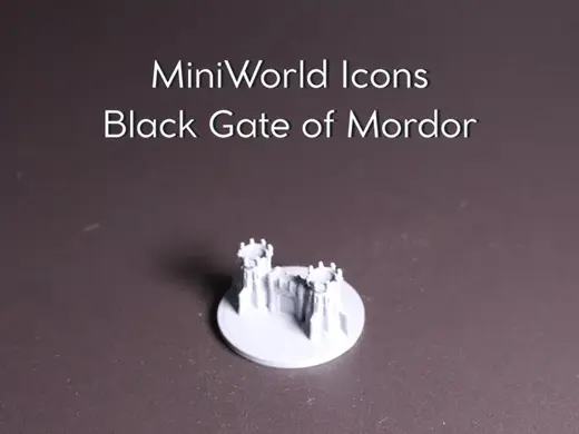 MiniWorld Icons - Black Gate of Mordor