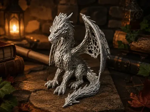 Dragon Sculpture-Fantasy Guardian