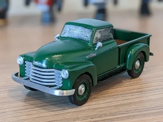 1955 Chevrolet 3100 (Pinewood Derby Car Shell)