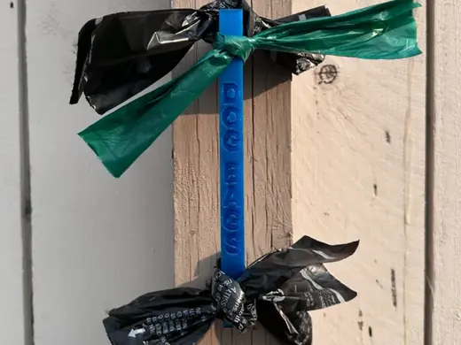 Community Poop Bag Handle