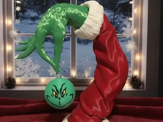 Grinch Hand mit 5 Finger :-)