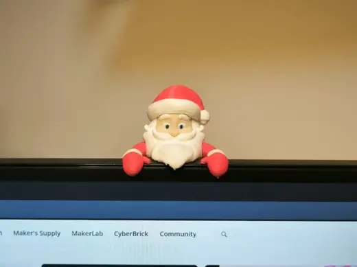 Monitor Santa Claus