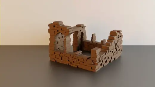 Ruined house #3 - wargaming terrain