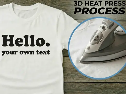 T-shirt print - your own text. V2