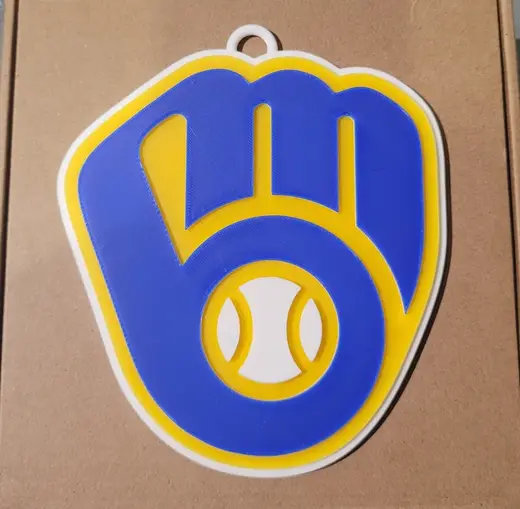 MILWAUKEE BREWERS 3D Logo 180mm series
