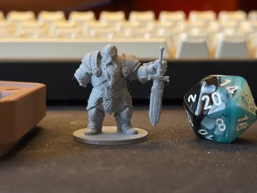 DWARF PALADIN – THE MAIMED CRUSADER D&D Miniature