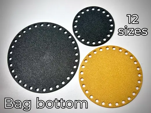 Crochet Handbag Bottom - Circle Base for DIY Bags