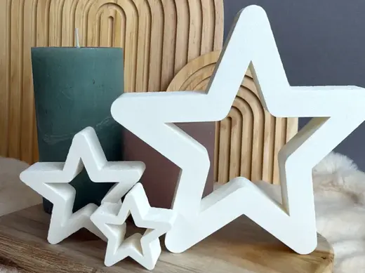 Modern Star Decor Set – Christmas Decoration