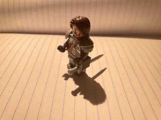 Sword holder for minifigures