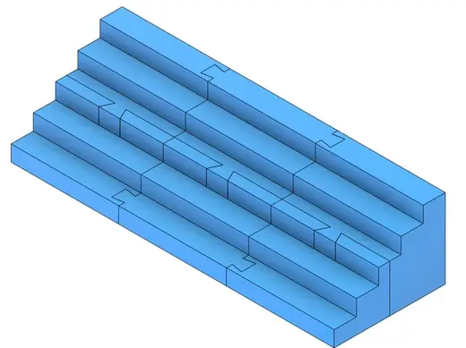 24in Long Straight Mini Display Stand
