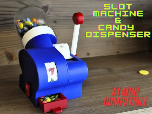 slot machine candy dispenser (a1 mini compatible)