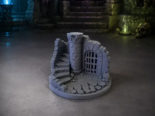 Dungeon-Torruine "Grollpforte" D&D Szene